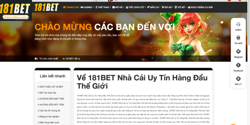 Tải app 181BET mang đến cho người chơi trải nghiệm cá cược tiện lợi