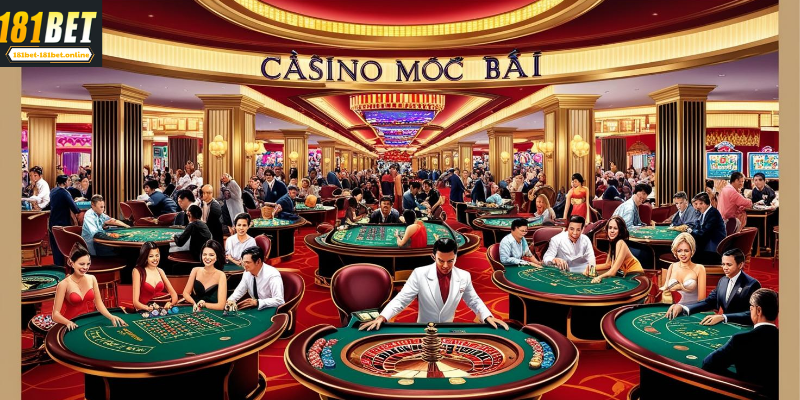 Casino Mộc Bài hiện đại gây ấn tượng mạnh với thiết kế kiến trúc độc đáo