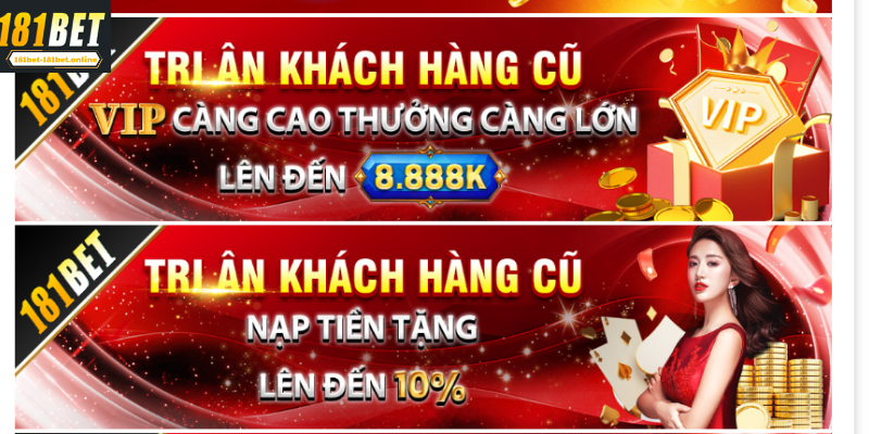 Khuyến mãi 181BET chào mừng dành cho thành viên mới